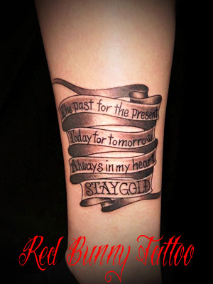 ^gD[ tattoo  letter